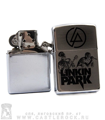 зажигалка с гравировкой linkin park 