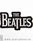 нашивка beatles (лого ч/б, вышивка)