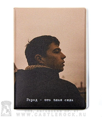 обложка для документов брат данила багров "город-это злая сила"