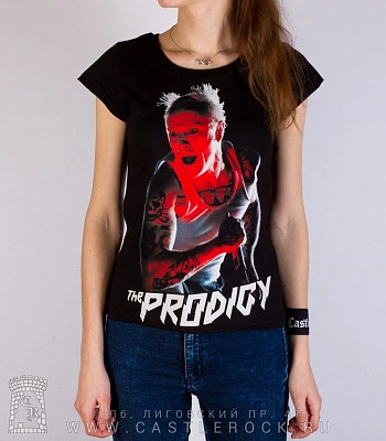 женская футболка prodigy keith flint