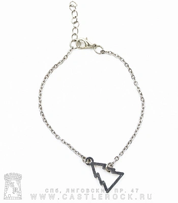 браслет на цепочке елка