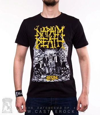 футболка napalm death "scum"