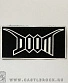 нашивка doom (лого белое)