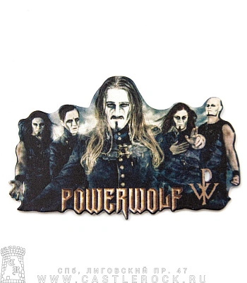 магнит металлический powerwolf (группа)