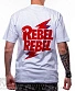 футболка david bowie "rebel rebel" (белая)