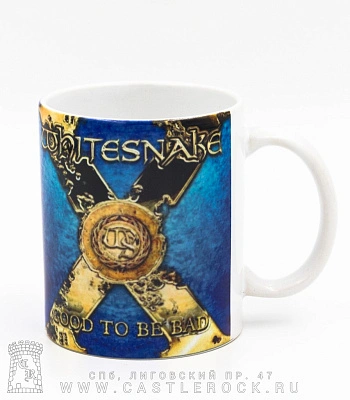 кружка whitesnake "good to be bad"