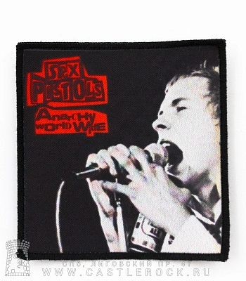 нашивка sex pistols "anarchy world wide"