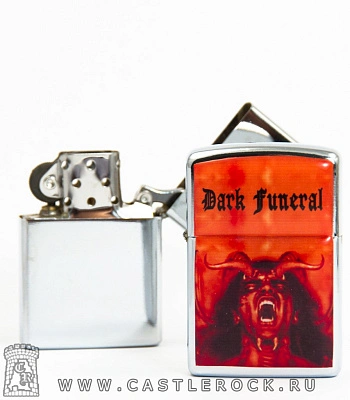 зажигалка цветная dark funeral (демон)