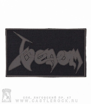 нашивка venom (лого серое)
