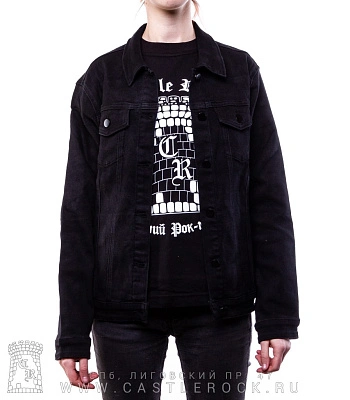 куртка джинсовая женская черная 808#