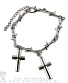 браслет колючая проволока и кресты (2 креста)