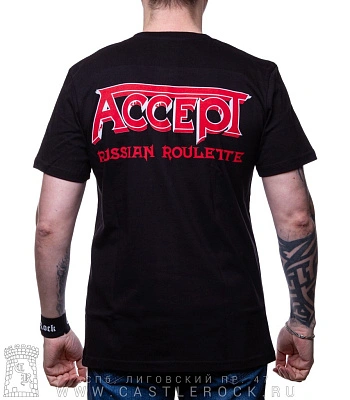 футболка accept "russian roulette"