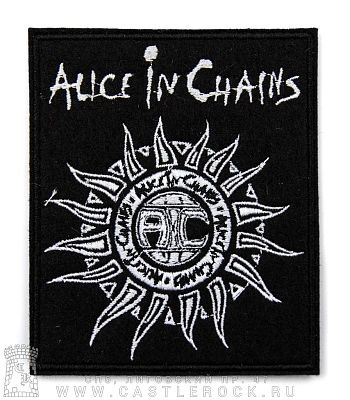 нашивка alice in chains (солнце, вышивка)