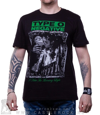 футболка type o negative "i hate the morning light"