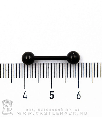 Штанга Сталь Черная с Шариками 1,6 х 12 х 5/5