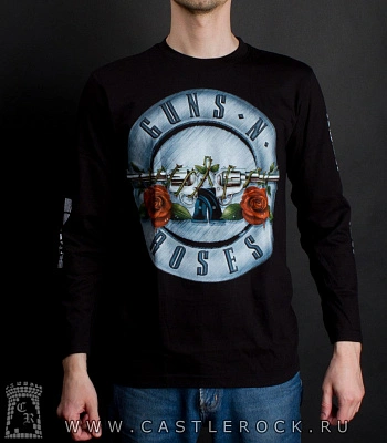 футболка guns'n'roses (лого) д/р