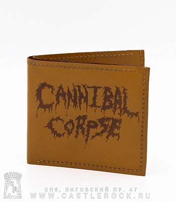 портмоне с гравировкой cannibal corpse (ручная работа)