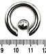 Кольцо BCR Хард Сталь 5 х 16 х 8 (с пружинным шариком)