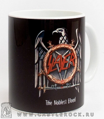 кружка slayer "the noblest blood" (лого орел)