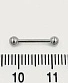 Микроштанга Сталь с Шариками 1,2 х 10 х 3/3