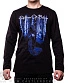 футболка children of bodom (смерть, принт синий) д/р
