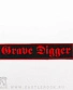 нашивка grave digger (лого красное)