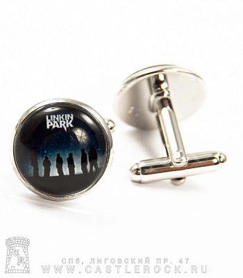 запонки linkin park (силуэты)