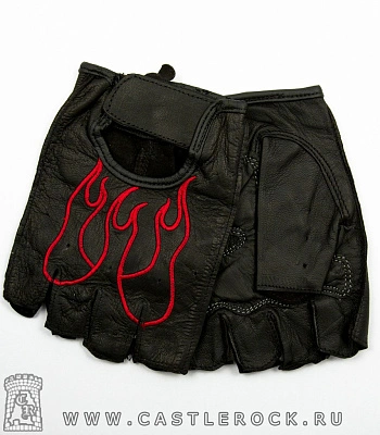 перчатки кожаные обр/пал first "пламя"