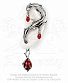 серьга кафф alchemy gothic (алхимия готик) e287 passion