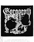 нашивка gorgoroth (череп, вышивка)
