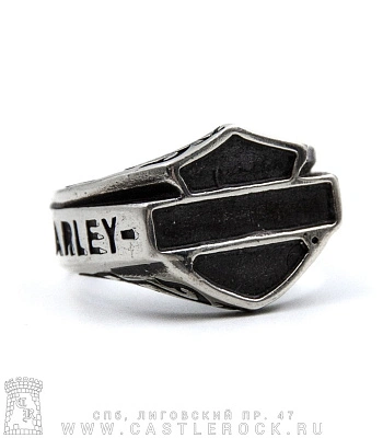 кольцо harley-davidson (затемненное)