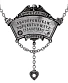 подвес alchemy gothic (алхимия готик) p937 crowley's spirit board