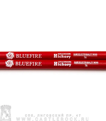 барабанные палочки hun 7a (красные) деревянные наконечники