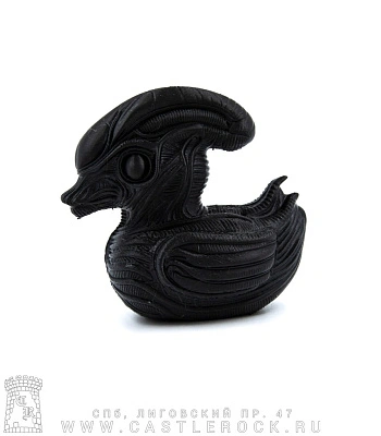 статуэтка уточка чужой (3d печать, черная)