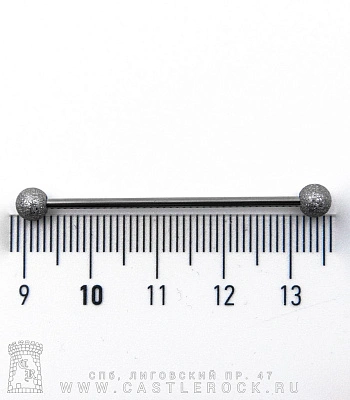 Штанга Индастриал Сталь с Шариками Серебристыми 1,6 х 38 х 5/5