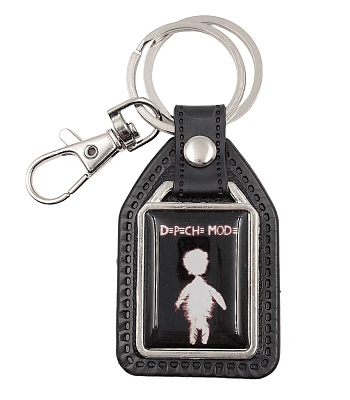 брелок прямоугольный на подкладке depeche mode "playing the angel"
