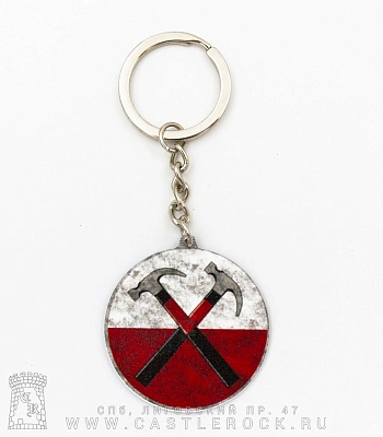 брелок металлический pink floyd "the dark side of the moon"