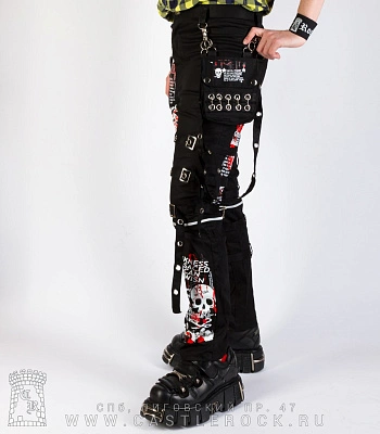 брюки трансформер с принтами (ремни, съемные карманы)