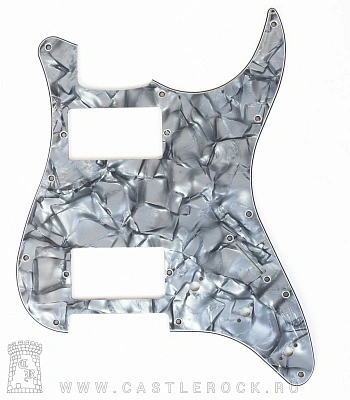защитная накладка для электрогитары hh (серый перламутр)