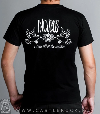 футболка incubus "a crow left of the murder"