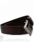 ремень кожаный полотно (коричневый, 38 мм)