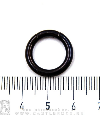 Сегментное Кольцо Хард Сталь Черное 3 х 13