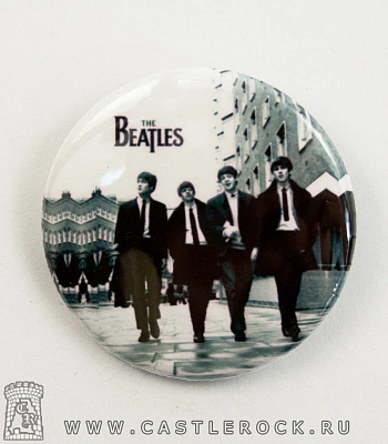 значок beatles (группа, большой)