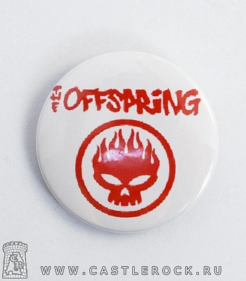 значок offspring (лого красное)