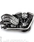 пряжка harley-davidson "thundering steel"