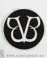 нашивка black veil brides (лого белое)