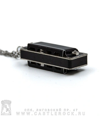 подвес губная гармошка (черный)