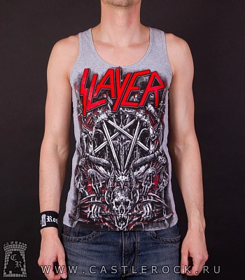 майка slayer (серая)