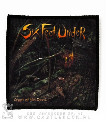 нашивка six feet under "crypt of the devil"
