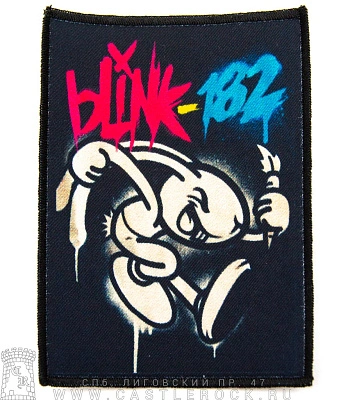 нашивка blink-182 (кролик)